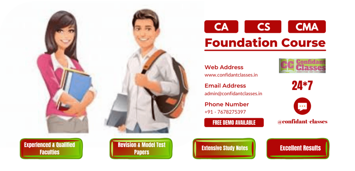 Confidant-Classes-CA-CS-CMA-Foundation-Courses