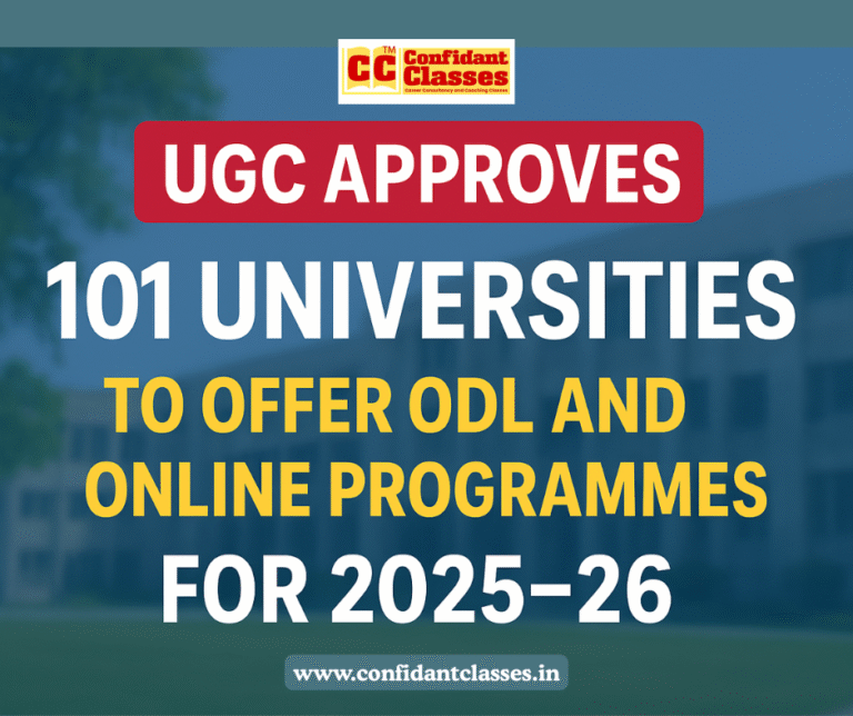 UGC approval for ODL and online courses